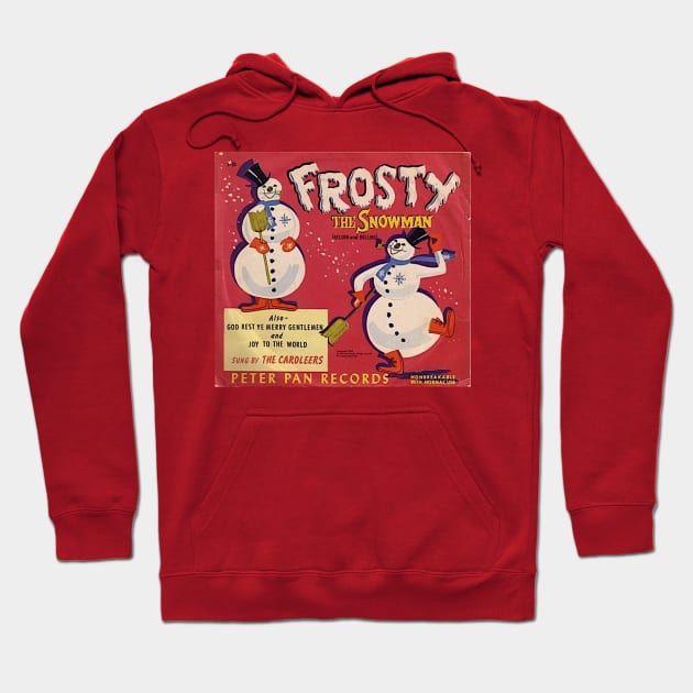 FROSTY SNOWMAN RETRO DESIGN! Hoodie by SquishyTees Galore!